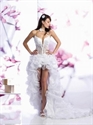 Изображение AS096 Wholesale Real Sample Professional Mini Prom Cut Party Girl DressesAS096