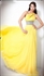 Picture of 2412 2012 Hot Sale Custom Made yellow bridesmaid  party evening gown2412