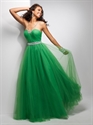 Изображение P1656 2012 Latest Custom Made Backless green pleated Wedding Evening Party GownP1656