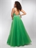 Picture of P1656 2012 Latest Custom Made Backless green pleated Wedding Evening Party GownP1656