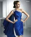Picture of L993 2012 Latest Custom Made One Shoulder Pleated Mini Party DressL993