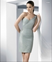 Image de LE5 2012 Professional OEM Custom Made One Shoulder Beaded Party DressLE5