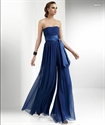 Image de L989 2012 Professional OEM Custom Made Fashion Sapphire Blue trousers-like Chiffon Mother DressL989