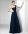 Picture of LE50 2012 Latest Custom Made One Shoulder Pleated Chiffon Mother DressLE50