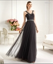 Picture of LE60 2012 Latest Popular Custom Made Graceful Spaghetti Straps Sash Tulle Mother DressLE60