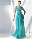 Picture of LE7 2012 Hot Sale Custom Made One Shoulder Pleated Mother DressLE7