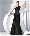 Picture of LE24 2012 Popular Custom Made One shoulder Pleated Sheath Mother DressLE24