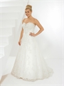 Picture of W225 2012 hot sale custom made plus size pure white sweet lace Wedding gownW225