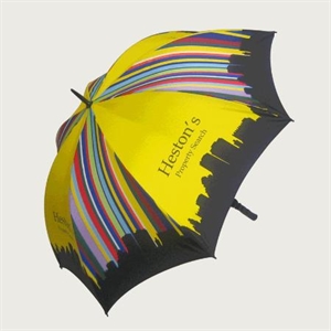 Picture of heat transfer printing promotional golf umbrella