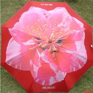 Picture of aluminum promotional follower straight umbrella