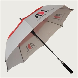 Picture of fiberglass auto open golf umbrella with air vert