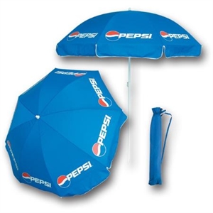 Picture of Promotional logo printing beach parasol with pouch