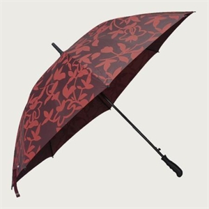 flower patten fabric straight umbrella/umbrella for lady