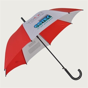 Promotion straight umbrella/white and red umbrella