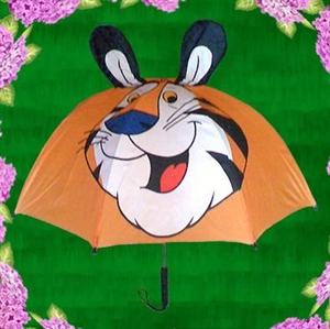 Picture of Tiger straight kids umbrella for boys