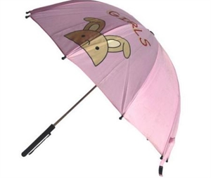 Rabbit straight kids umbrella for girls