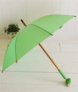 Picture of Wooden straight kids umbrella with animal handle
