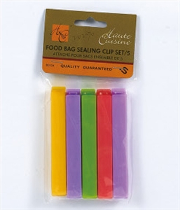 5PC FOOD BAG SEALING CLIP