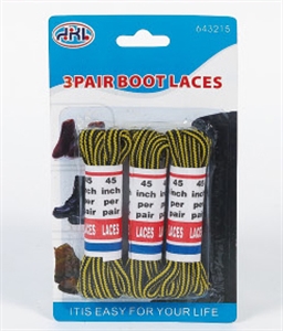 3PC BOOT LACES