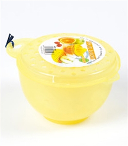 PLASTIC JUICER SIZE:6*15*8CM YELLOW BULE