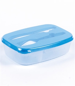 Image de FOOD CONTAINER WITH KNIFE AND FORK