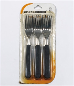 Picture of 6PC FORK WITH PLASTIC HANDLE