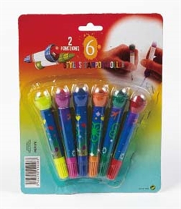 Picture of 6PC ROLLER STAMP MARKER