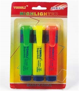 Picture of 3PC HI-LIGHT PENS