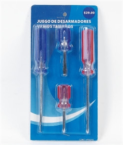 Picture of 4PC SCREWDRIVER SET