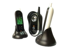 2.4ghz Digital Color Audio Video Door Phone / Door Intercom For Villa