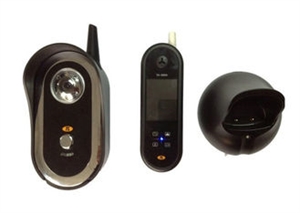 Portable 2.4g AFH Wireless Intercom Door Phone For Residential