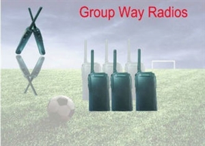 Image de Waterproof Handheld Digital Two Way Wire Radios AFH For Construction