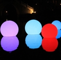 25CM floating led pool ball light の画像